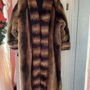 Ashley Stewart Faux Fur full length size 3x